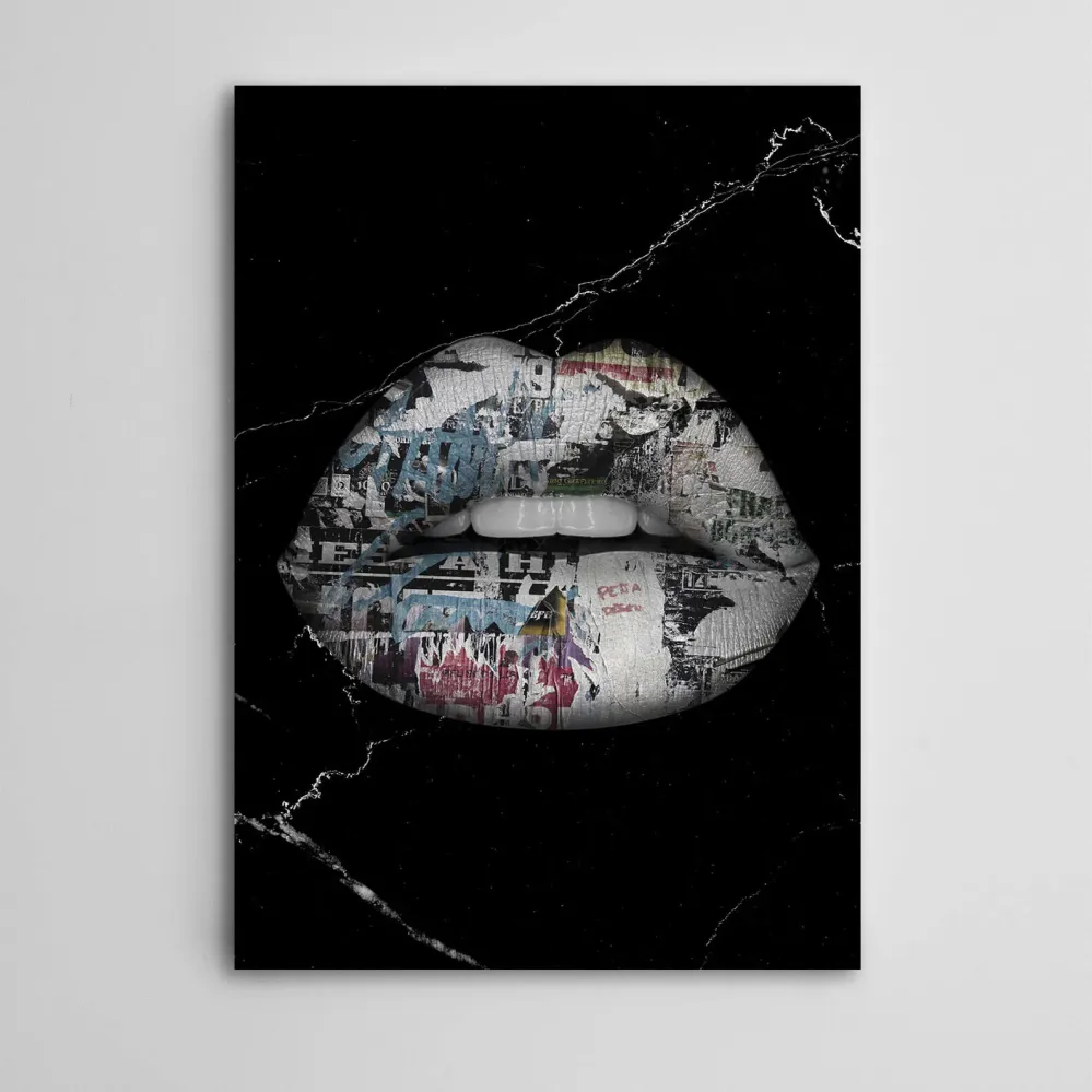 Tableau Lèvres Graffiti MusaArtGallery