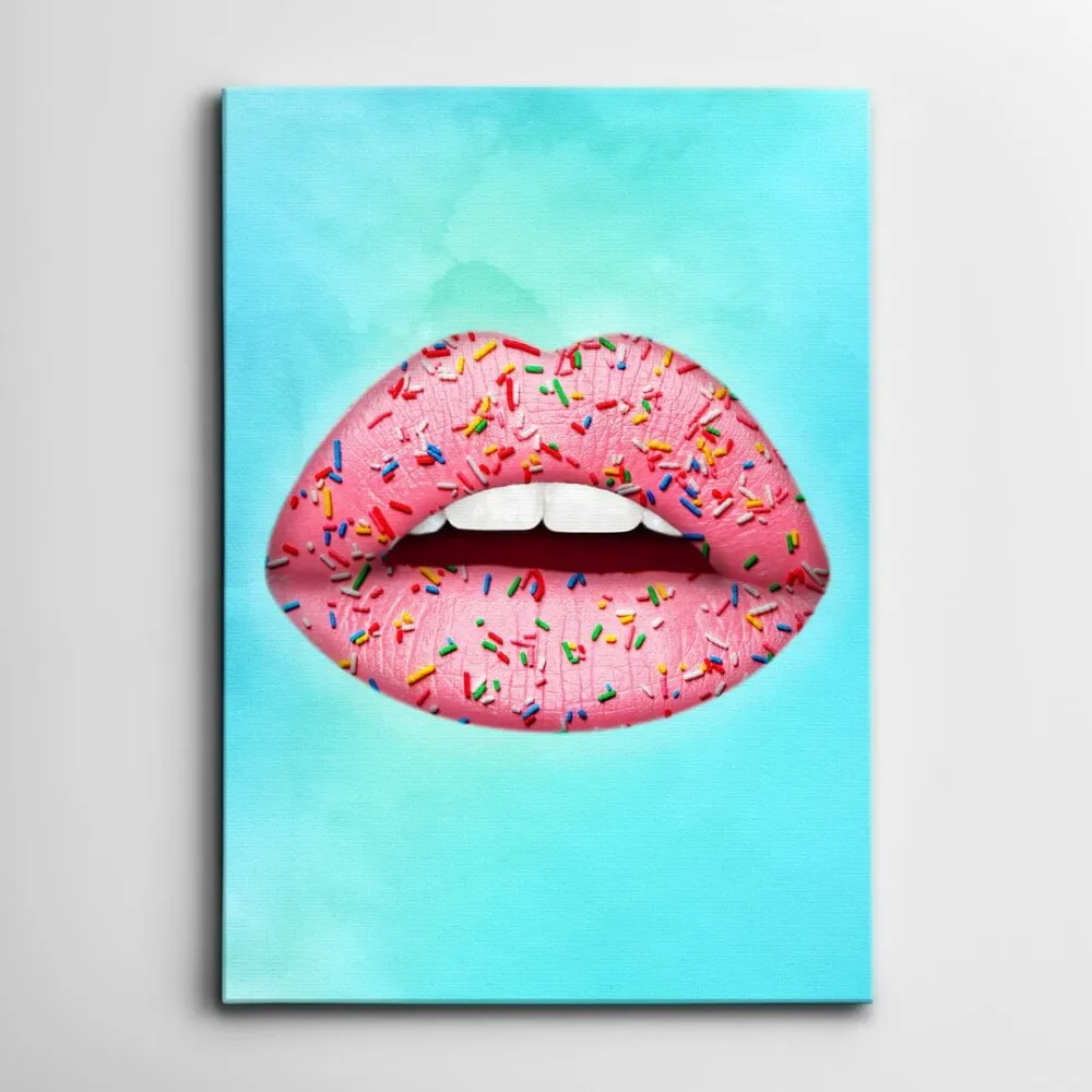 Tableau Sexy Lèvres Bonbons MusaArtGallery