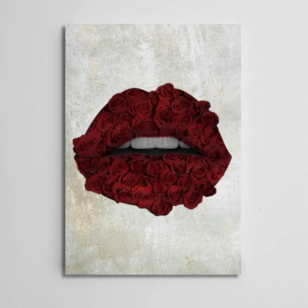 Tableau Sexy Lèvres Rose MusaArtGallery
