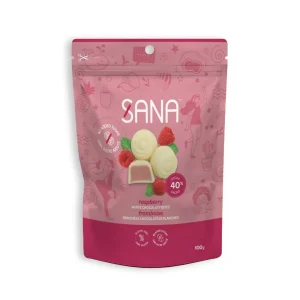 Bouchées Chocolatées Blanc Framboise SANA