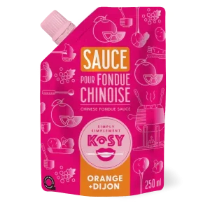 Sauce Pour Fondue Chinoise Orange & Dijon Simplement Kosy