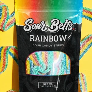 Ceintures Acides Arc-En-Ciel (1 Sachet) Sour Belts