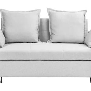 Canapé modulable 2 places en tissu gris évident HOVIN