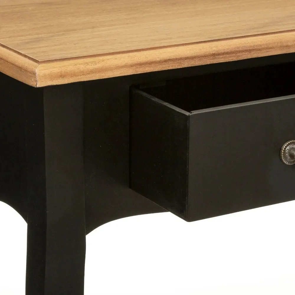 Console 2 tiroirs noir chrysa pour Déménagement