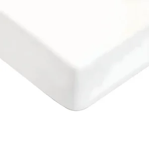 Drap housse blanc 180x200cm