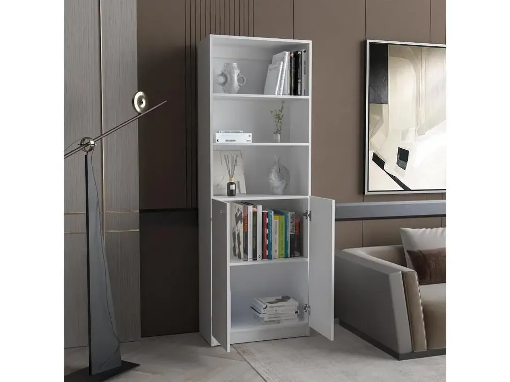 Home 2P Grand Shelf avec 2 portes et 3 étagères