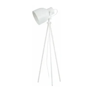 Housse de canapé CARLSON 2 - Lampe de chevet trépied métal blanc d’Ivoire