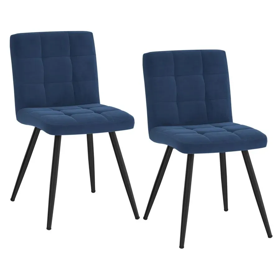 Housse de canapé Chaise D'Appoint Suzette, Ensemble De 2 En Bleu