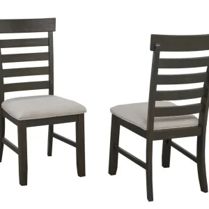 Housse de canapé Chaise De Salle à Manger, Jeu De 2 - Espresso