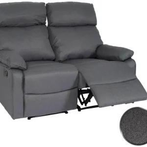 Housse de canapé Fauteuil cinéma 2 places HWC-L93, Fauteuil relax Canapé TV, accoudoir Fonction couchage Nosagfederung Tis...