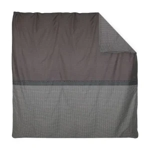 Housse de canapé Housse de couette 200x200 cm satin de coton ENZO noir