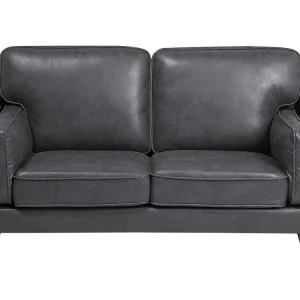 Housse imperméable Canapé 2 places en cuir PU gris LOKKA