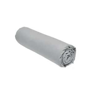 Housse de rangement Drap housse Essential - 160 x 200+23 cm - 2 personnes - 100% Coton uni - Acier