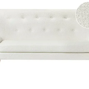 Housse de rangement 2 Seater Boucle Kitchen Sofa Blanc pur SKIBBY
