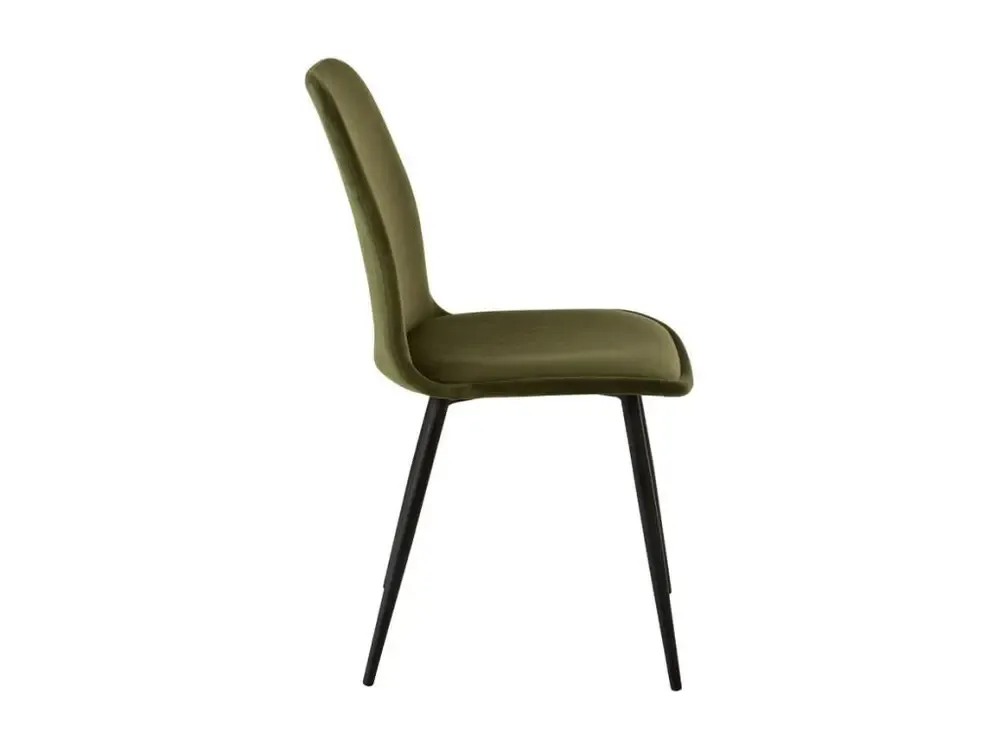 Housse sur mesure Duo de Chaises Velours vert/Métal - TYCHY