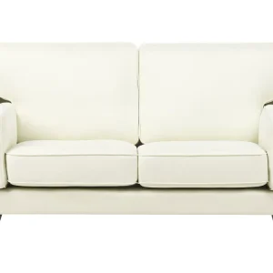 Housse sur mesure Tweezitsbank stof wit LOKKA