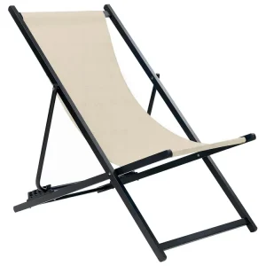 Ligstoel aluminium naturel LOCRI II Style Élégant