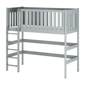 Lit mezzanine LAURA LB002 80x180 cm Gris