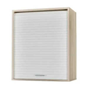 Meuble Cuisine Chêne Bicolore 60 cm H 72 cm - Coloris: Blanc (Pour Canapé 3 Places)