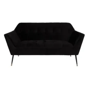 Premium Canapé Kate Noir DutchBone - Deux places ancien et confortables