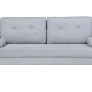 2 Seater Fabric Sofa Grey KALMAR | Lavable | Résistant aux Taches |