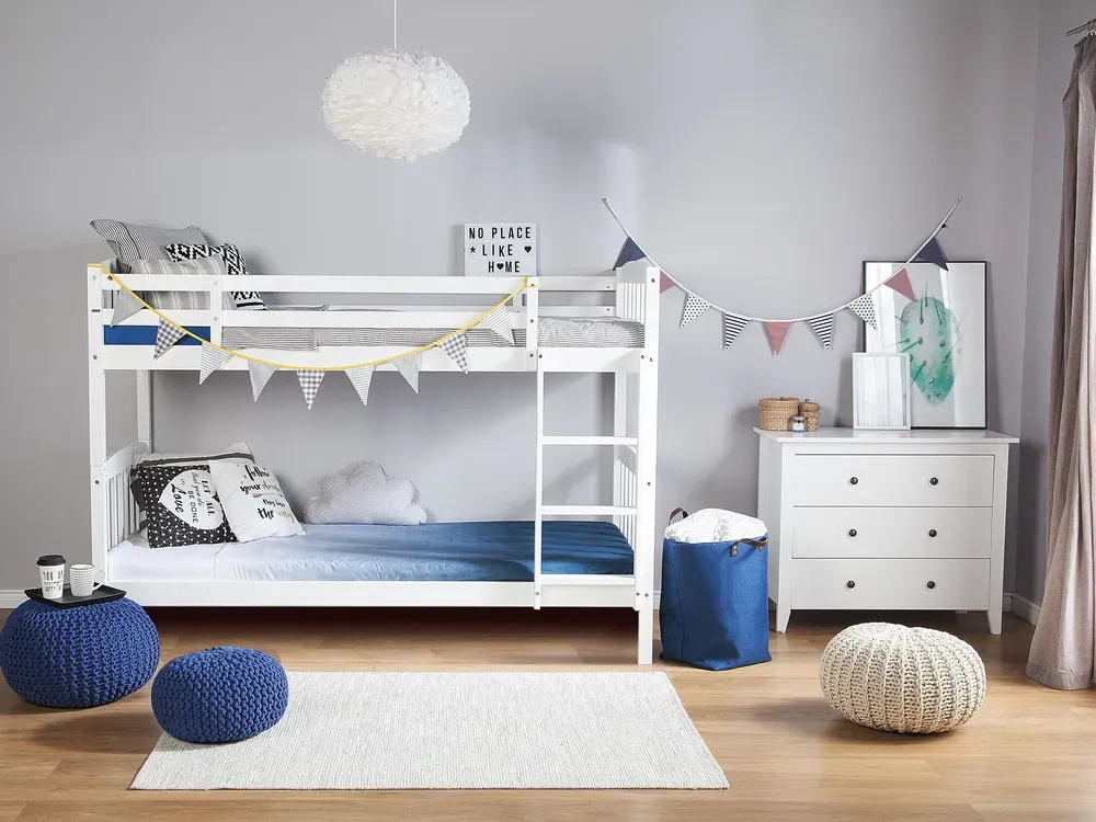 Set 2 Bed Storage Drawers Blanc pur RUMILLY
