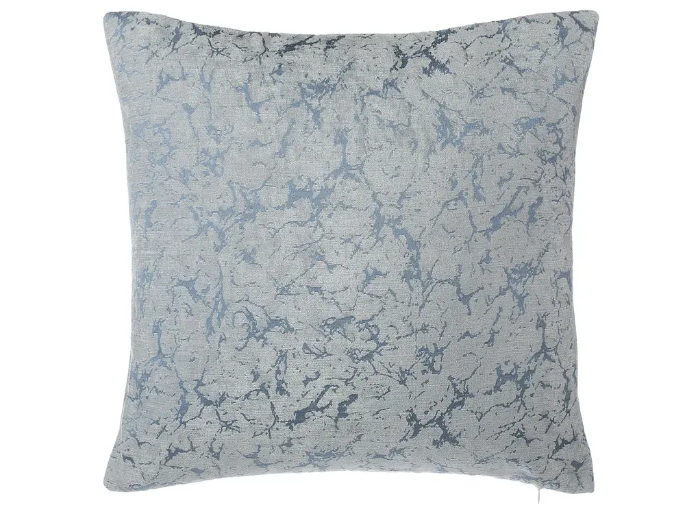 Set 2 Cushions Cracked Pattern 45 x 45 cm Grey WISTERIA