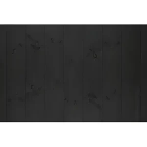 Tête de lit en bois flandes II noir 180x80cm