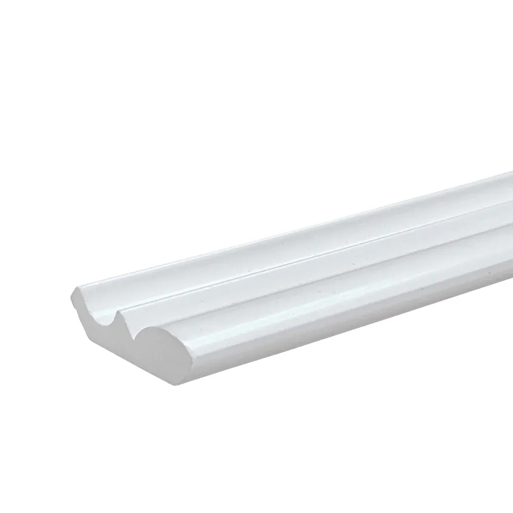 O'gee, moulure de coin intérieur, blanche et en VINYLE de 7/16'' x 1-5/8'' x 8' Recharge 500ml