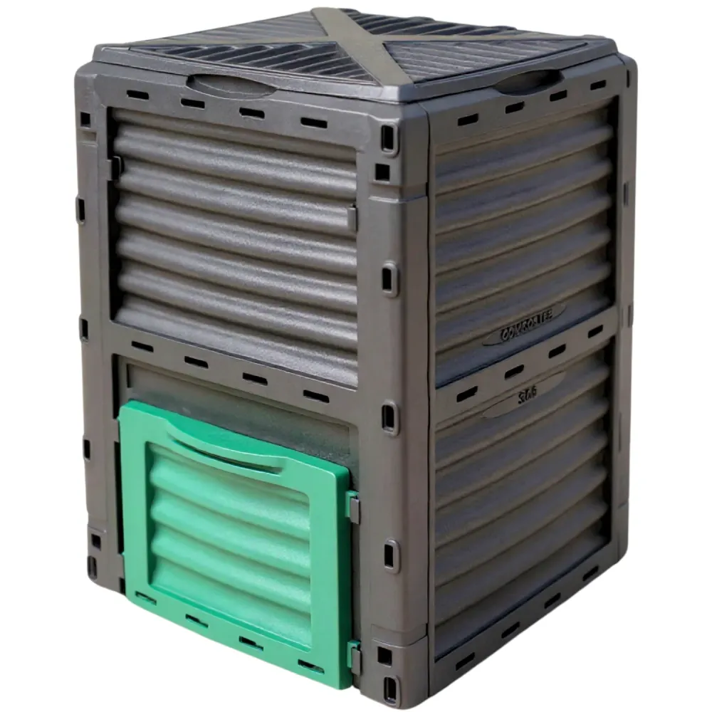COMPOSTEUR CARRÉ PLASTIQUE 300L