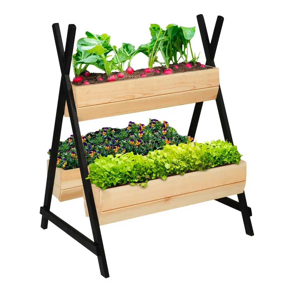 JARDINIÈRES BOIS SUSPENDUES TRIO