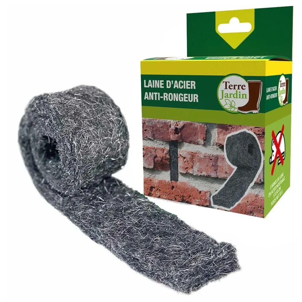 LAINE D'ACIER ANTI RONGEUR 50 CM