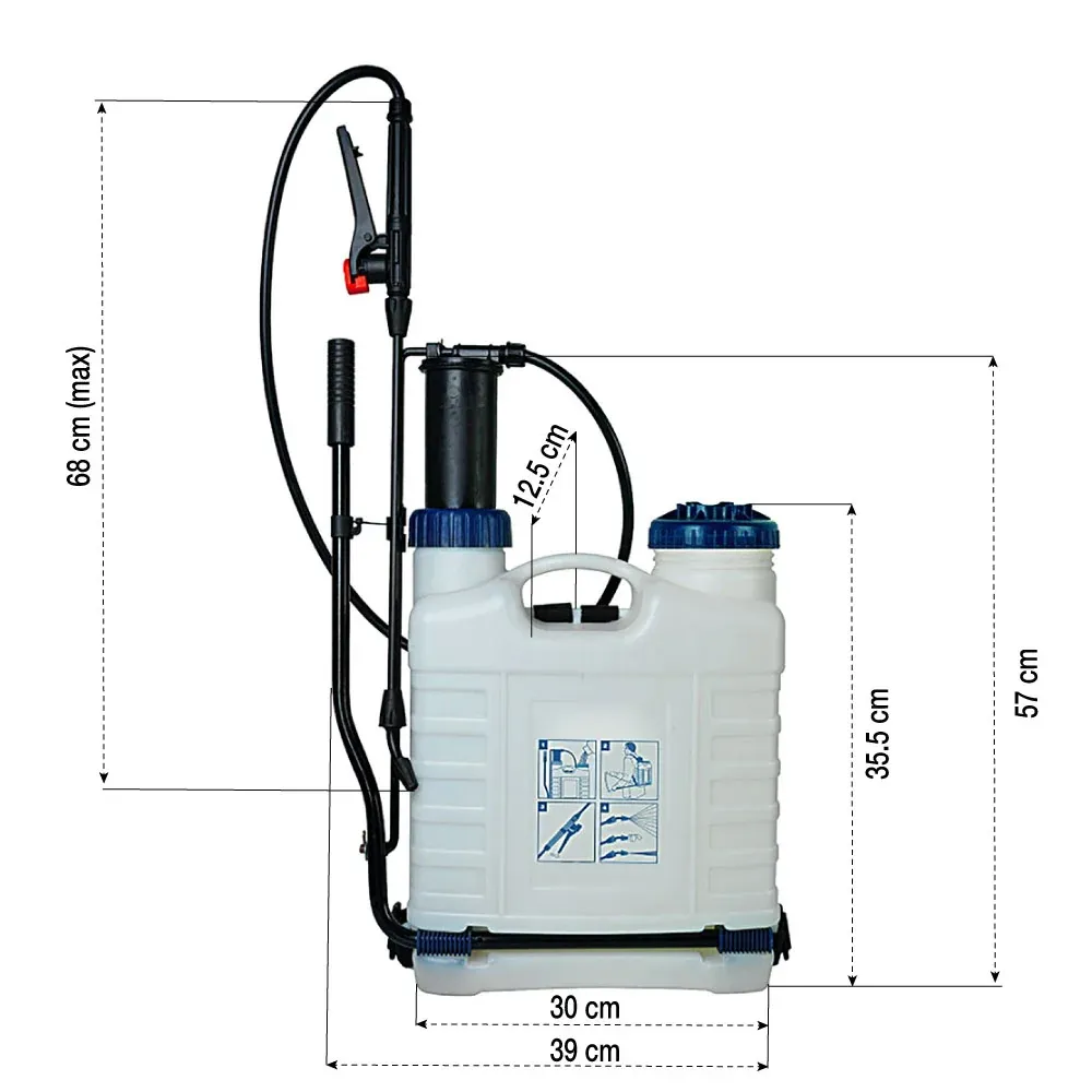 PULVÉRISATEUR À DOS 12 L