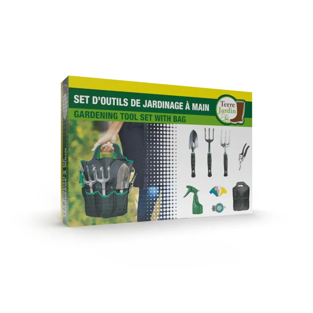 SET D'OUTILS À MAINS JARDINAGE