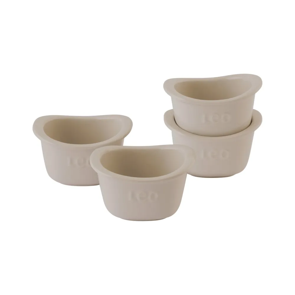 LEO Set de 4 Ramequins Carrés Balance 0,30L BergHOFF Belgium