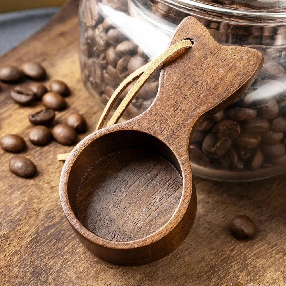 AROMORA – Cuillère doseuse en bois pour poudre de café Cozey Maison