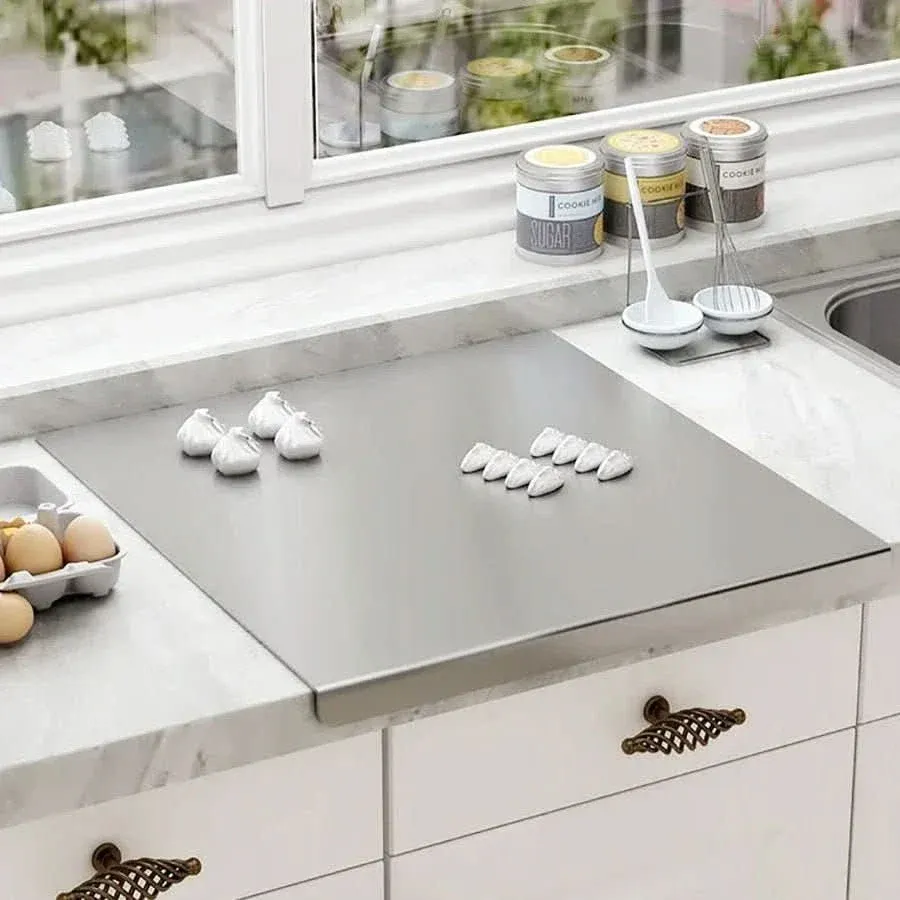 FlexiBoard – Planche à découper pliante en L pour fruits, légumes et pâte Cozey Maison