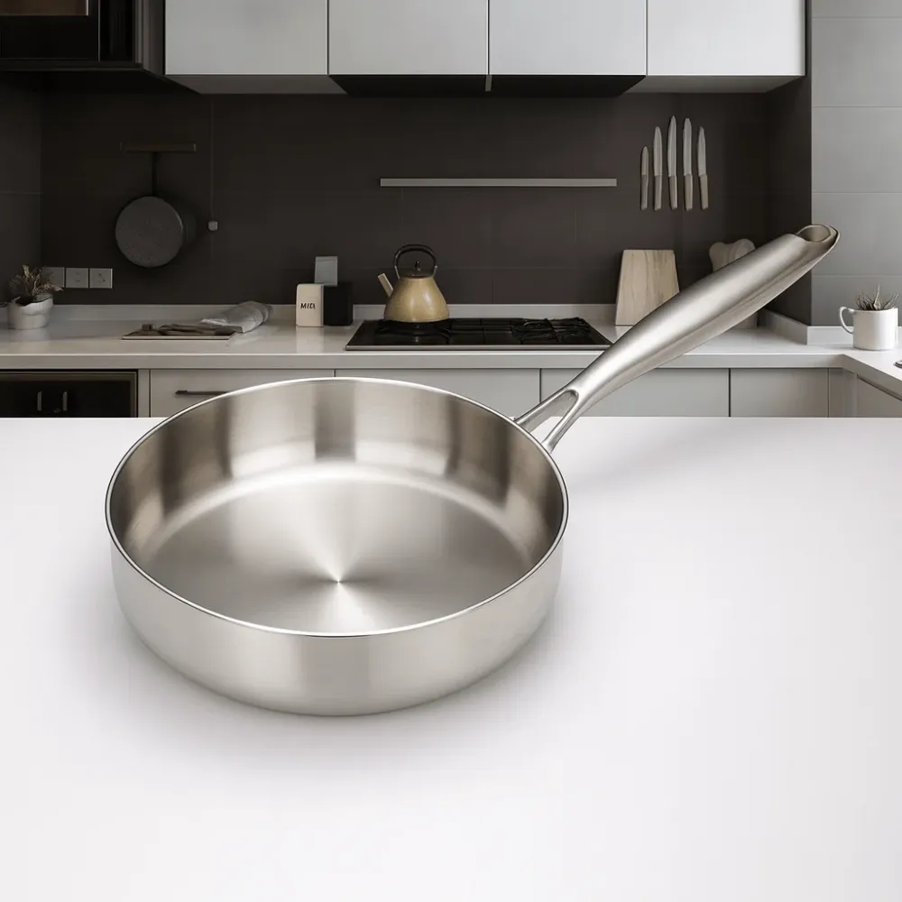 PUREGRID – Poêle antiadhésive en acier inoxydable 316 pour tous les plaques de cuisson modernes Cozey Maison
