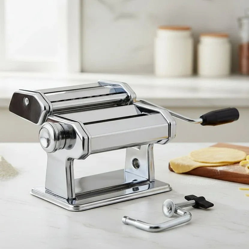 ROLLINO – Machine à pâtes manuelle avec 7 niveaux d'épaisseur réglables Cozey Maison