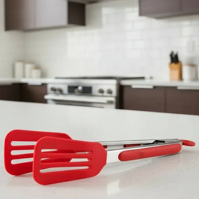 SILICLIP – Pince à BBQ en silicone avec poignée anti-brûlure Cozey Maison