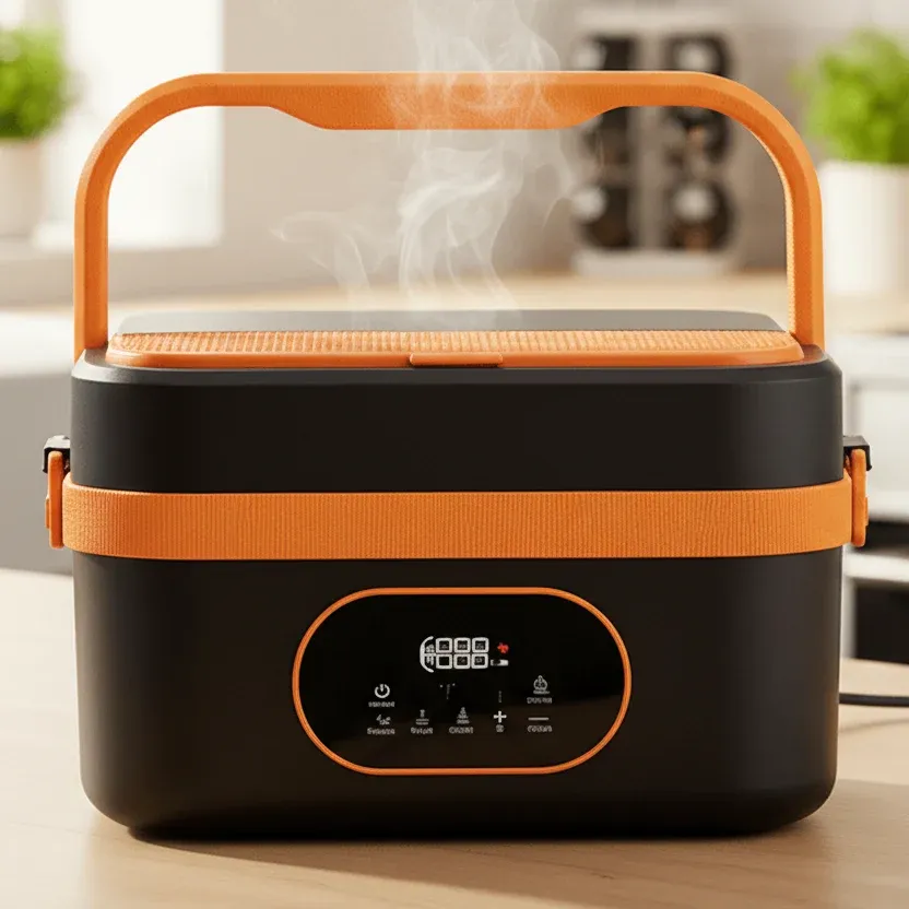WORKWARM – Boîte à lunch auto-chauffante sans fil pour repas chauds au travail Cozey Maison