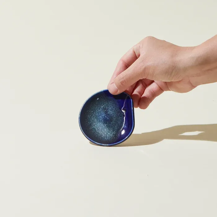 Coupelle à bijoux en porcelaine - Bleu Lagon Fenua Ceramics