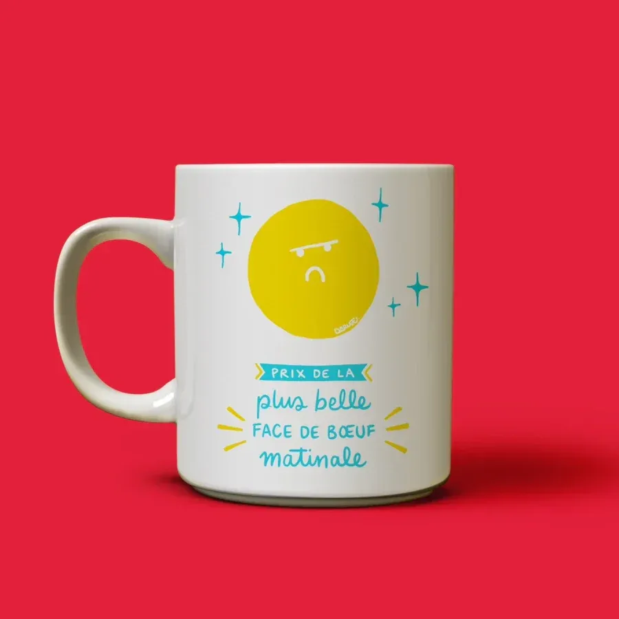 Tasse La Plus Belle Face De Boeuf Matinale Oui Manon