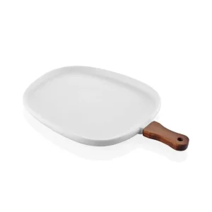 Le service en porcelaine Mia Woody 38x25 cm Selected Products - 871