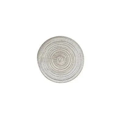 Sets de table ronds en ramie tissée – 6 pièces antidérapantes pour salle à manger et cuisine
