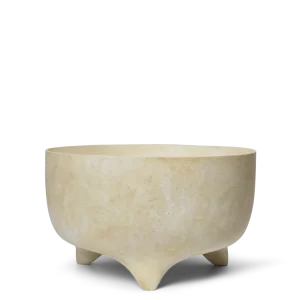 Evoke Pot - Low - Warm Sand Ferm Living - COM