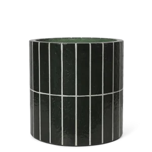 Pillar Plant Pot - Dark Green Ferm Living - COM