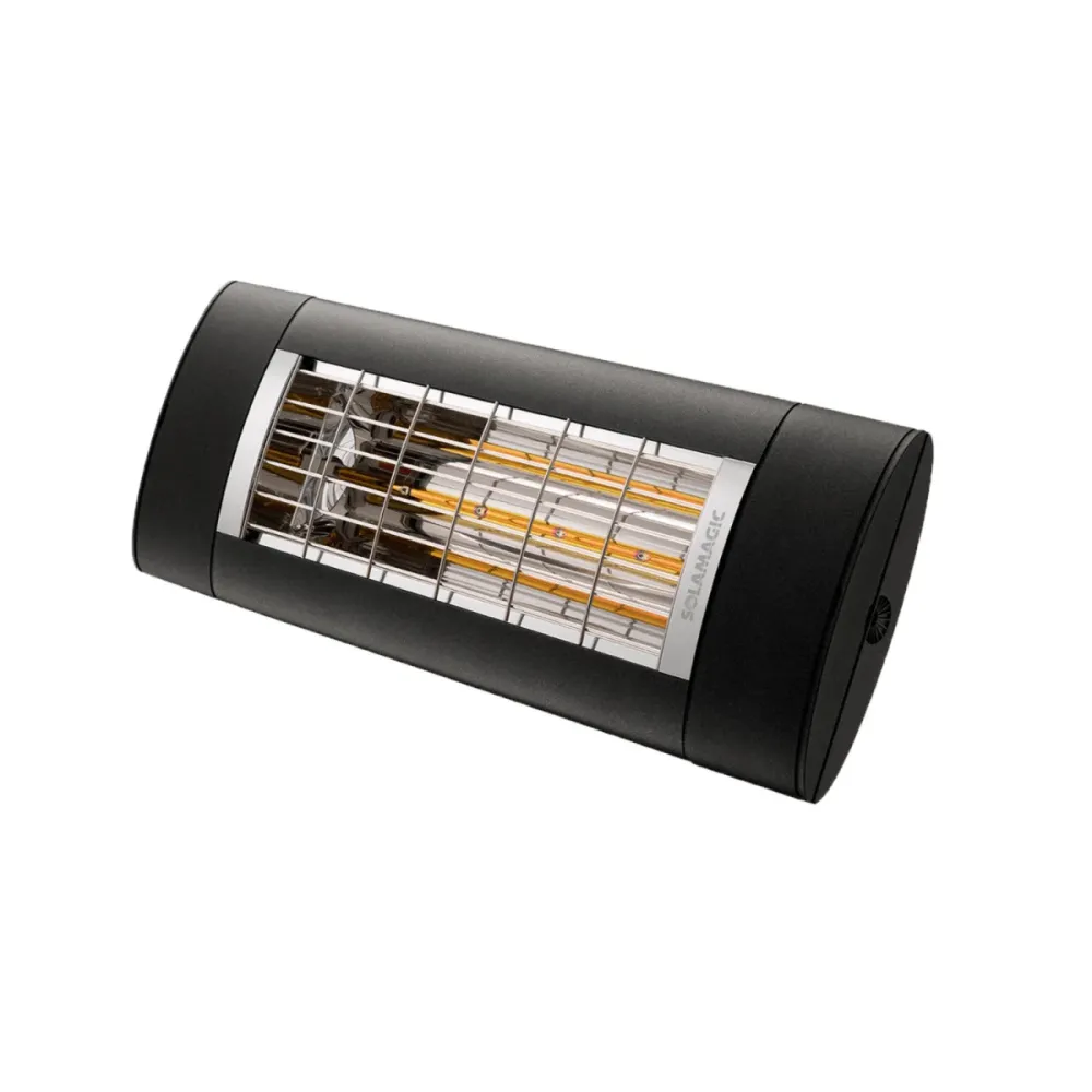 Solamagic S1+ Chauffage infrarouge Premium 2000W Nano-Anthracite 52 x 20 x 9,2 cm
