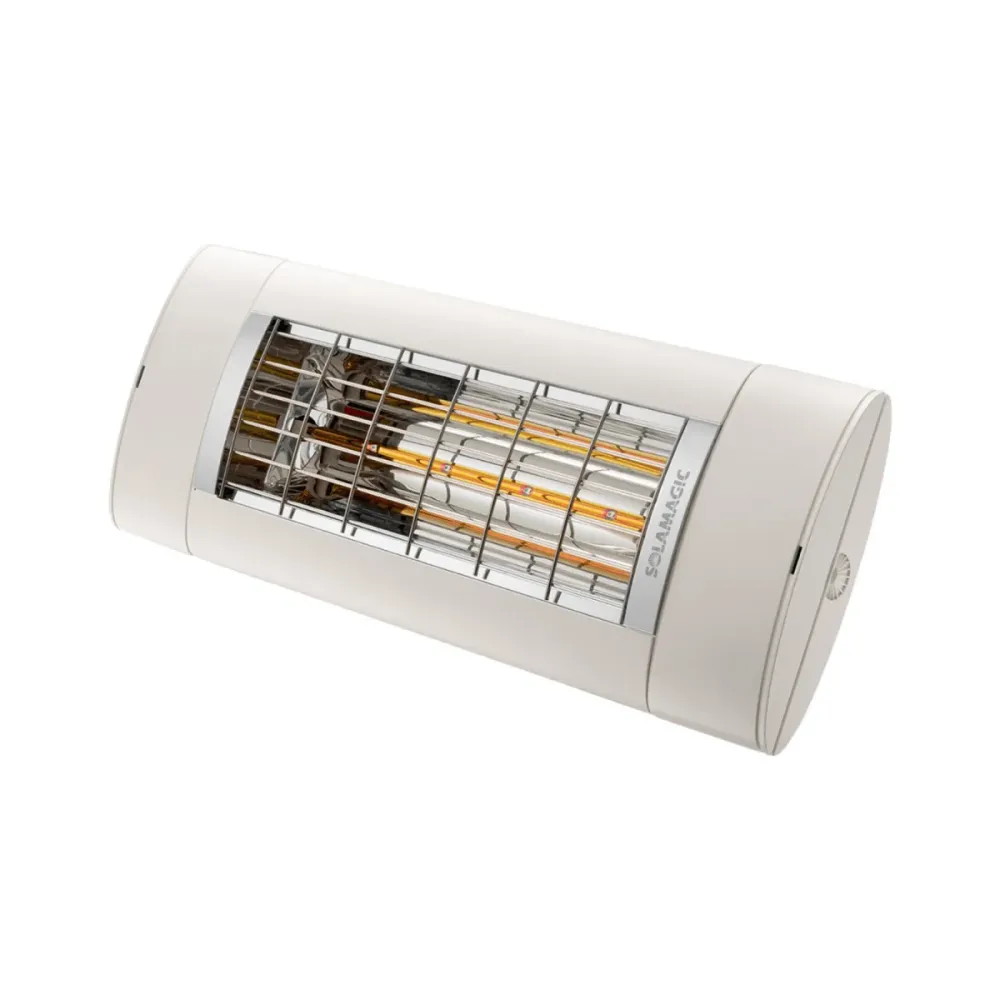 Solamagic Chauffage de terrasse S1+ 1400W Chauffage infrarouge Premium Blanc 52 x 20 x 8 cm