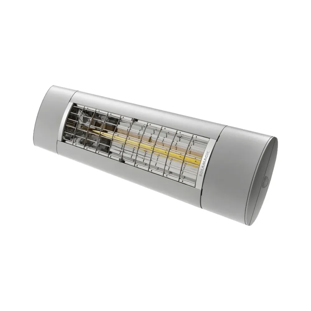 Solamagic Chauffage de terrasse S2 2500 W ARC Premium Titane 86,6 x 20 x 23,1 cm
